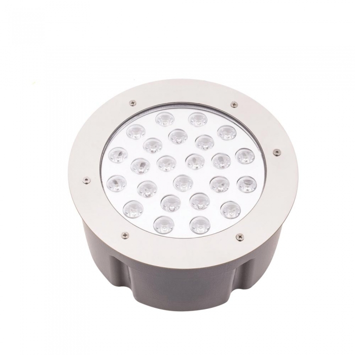 چراغ ال ای دی استخری گرد دفنی ۲۴ وات مدل SM26