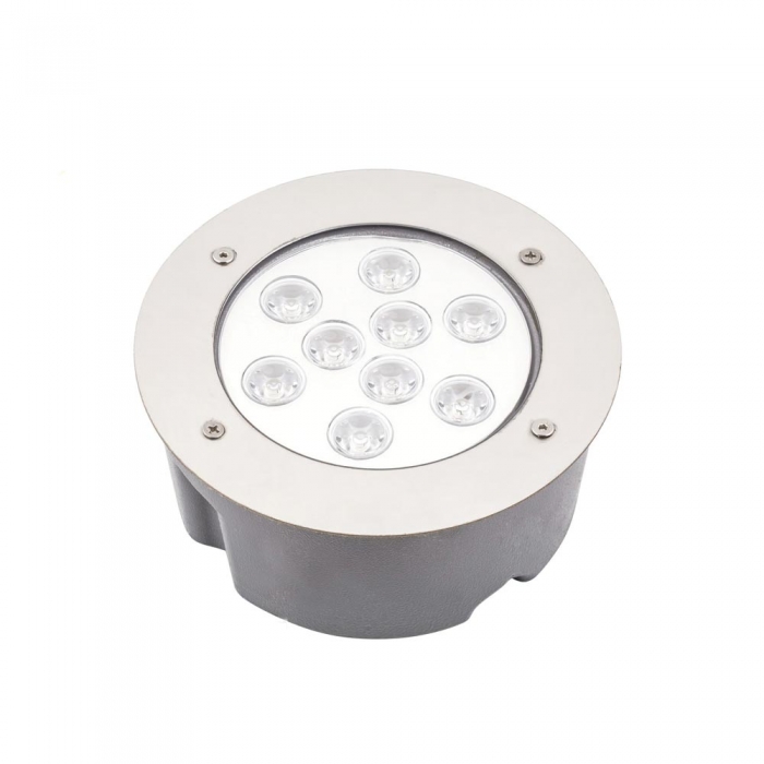 چراغ ال ای دی استخری گرد دفنی ۹ وات مدل SM28