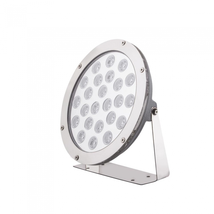 چراغ استخری گرد LED پایه دار ۲۲ وات مدل SA22 با استاندارد IP68 2 چراغ استخری ال ای دی گرد پایه دار ۲۲ وات مدل SA22