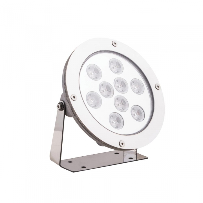 چراغ استخری LED گرد پایه دار ۹ وات مدل PSM2 با استاندارد IP68 2 چراغ ال ای دی استخری گرد پایه دار ۹ وات مدل PSM2