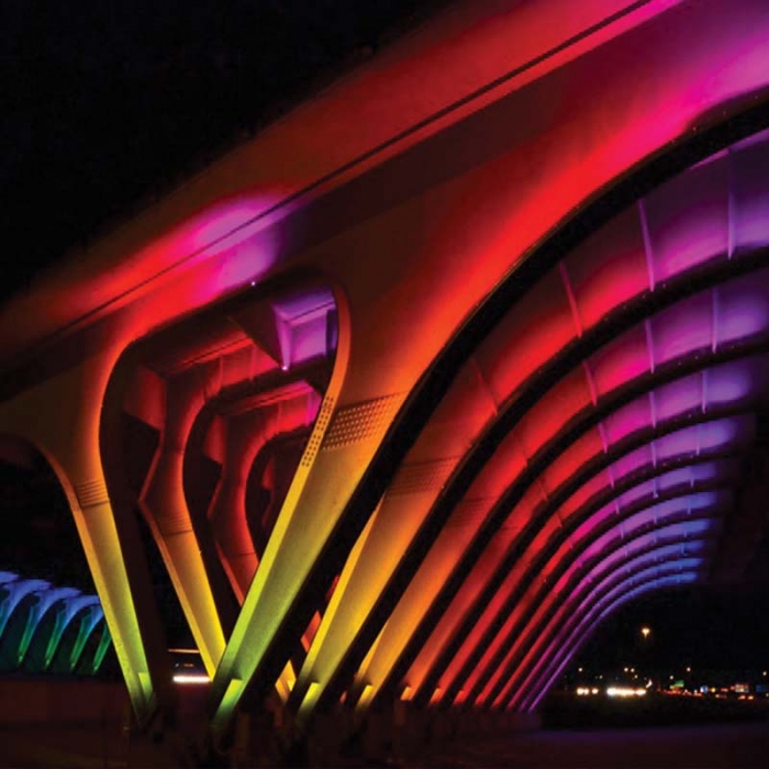 پرژکتور خطی 108 وات LED مدل W108 با استاندارد IP68