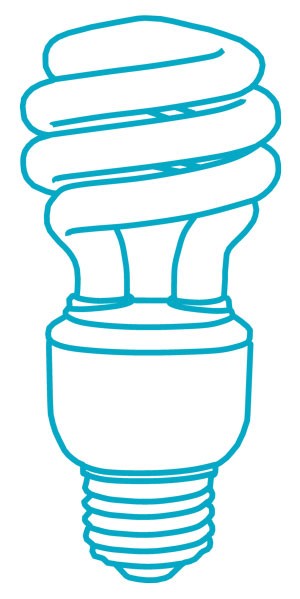 لامپ کم مصرف و فلورسنت CFL