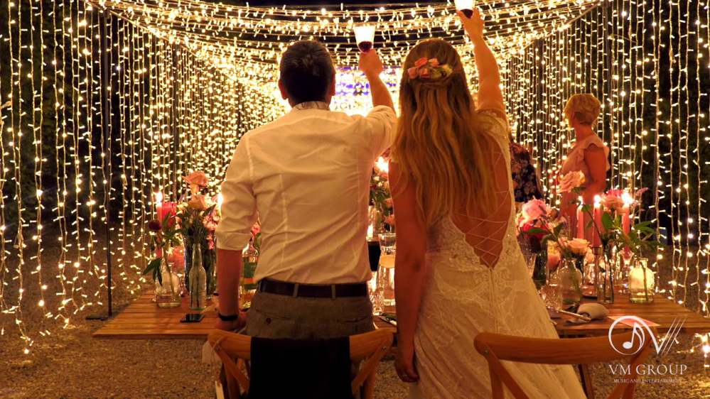 تونل نوری برای تالار عروسی