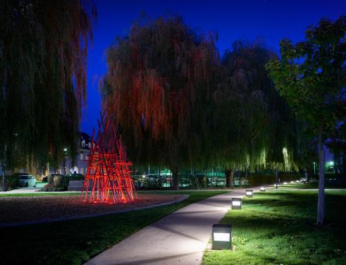 نورپردازی فضای سبز