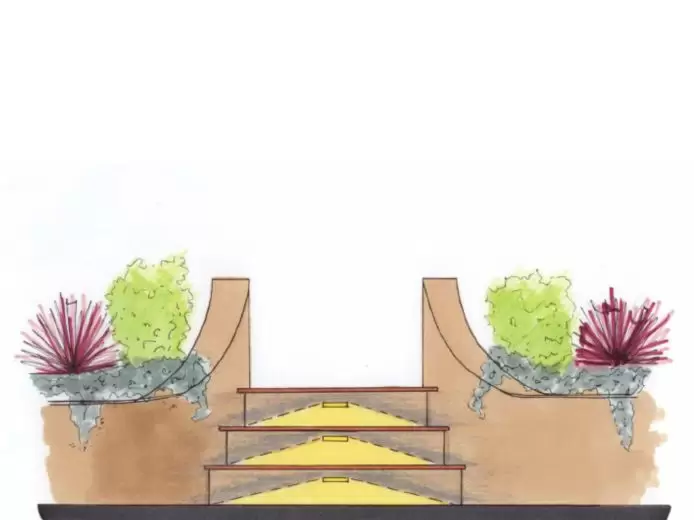 تکنیک های نورپردازی در فضای باز 24 Step-deck-lighting